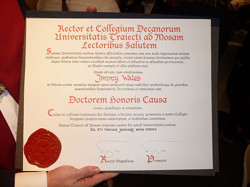Honorary degree